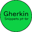 Gherkin Snippets em pt-br